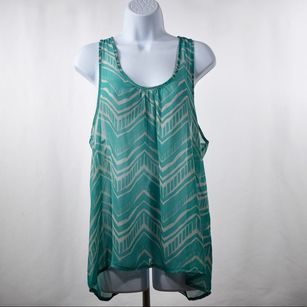 Papermoon / Stitch Fix Racerback Sheer Tank